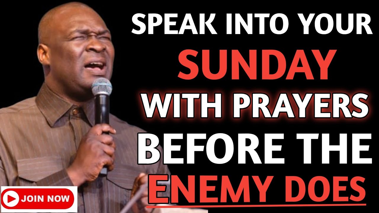 [Sunday 8th March,2026] SPEAK INTO YOUR SUNDAY BEFORE THE ENEMY DOES -Apostle Joshua Selman