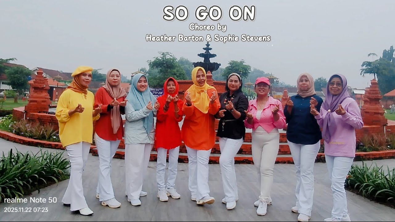 Line Dance - So Go On || Demo by Kencono Wungu Linedance | Choreo by Heather Barton & Sophie Stevens