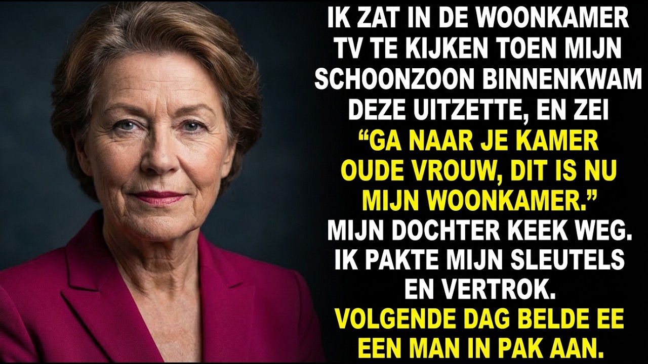 Hij zette de tv uit en zei: 