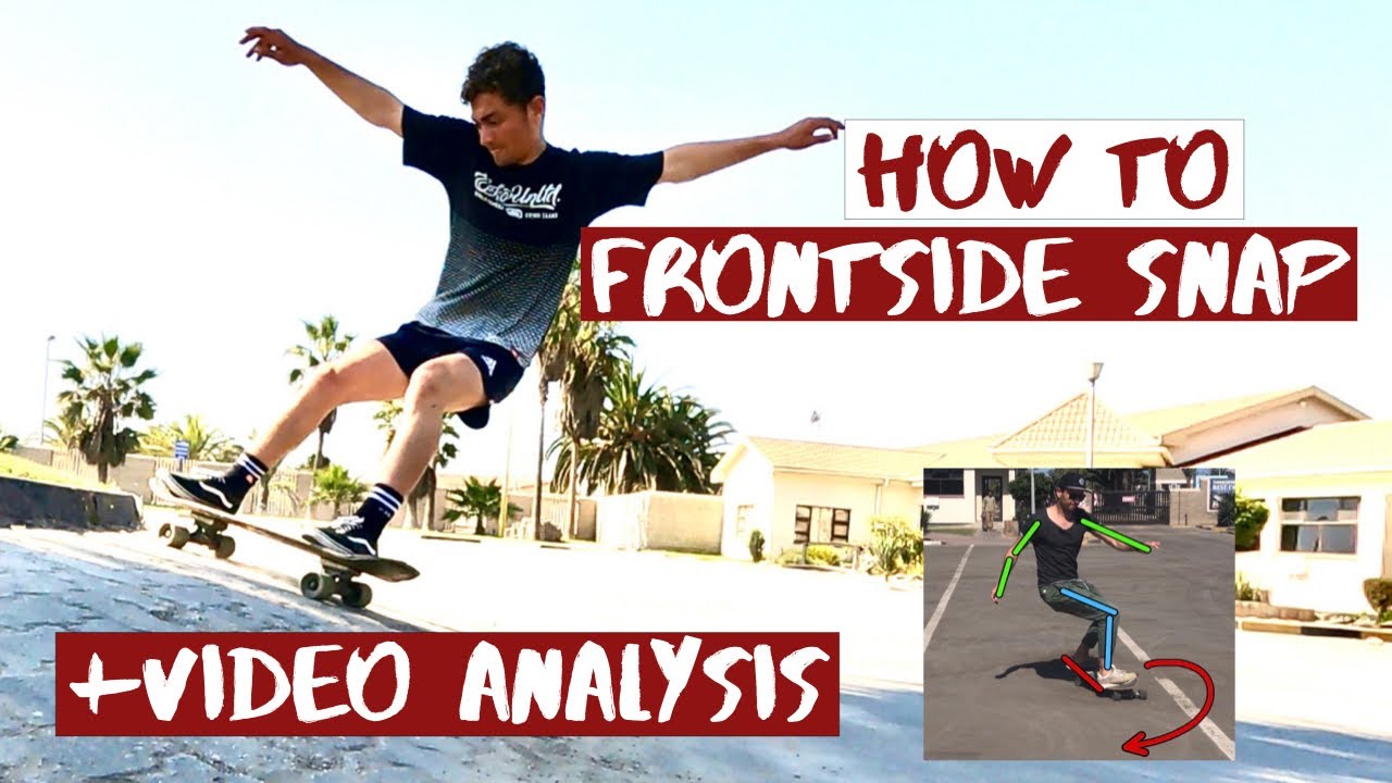 How to Frontside Snap with Video Analysis | #Surfskate #Tutorial