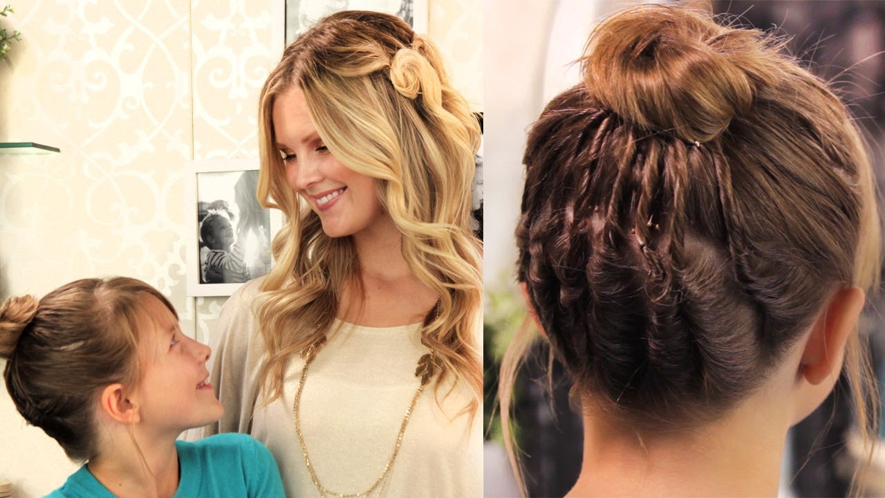 Brailee's Ballerina Bun for Short Hair!!