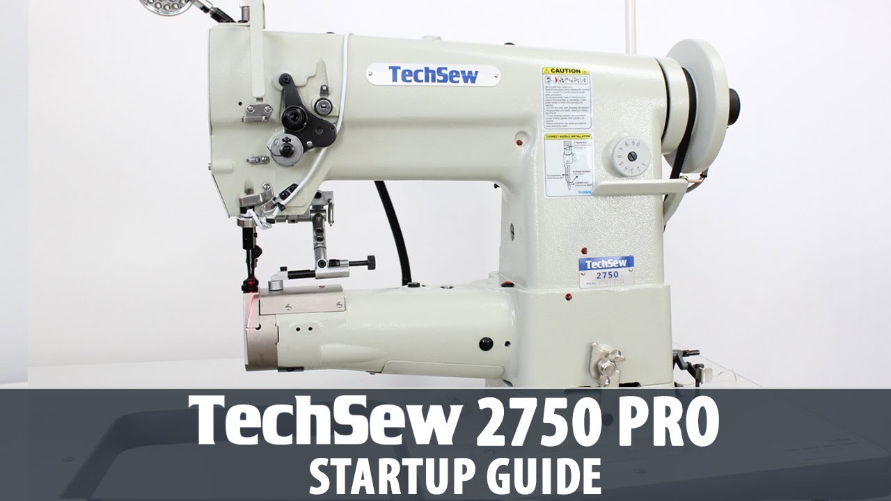 Techsew 2750 PRO Industrial Sewing Machine - Startup Guide