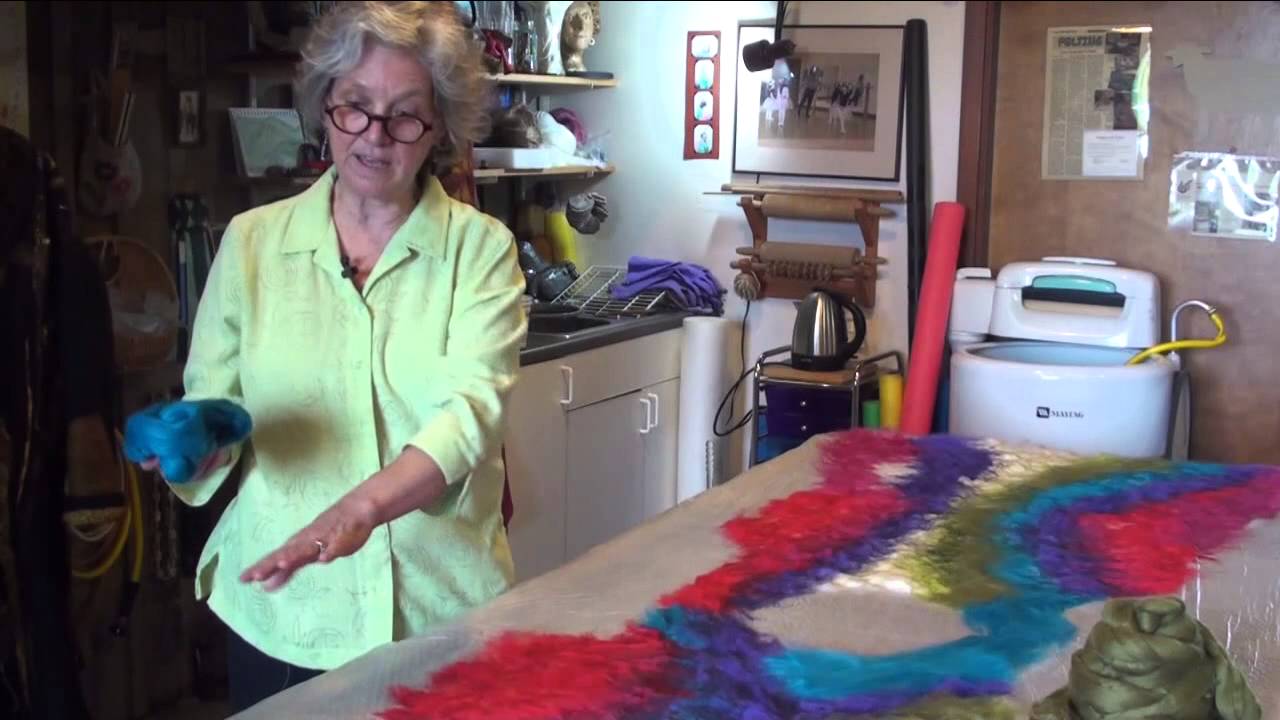 Woman Creates Felting Fashion