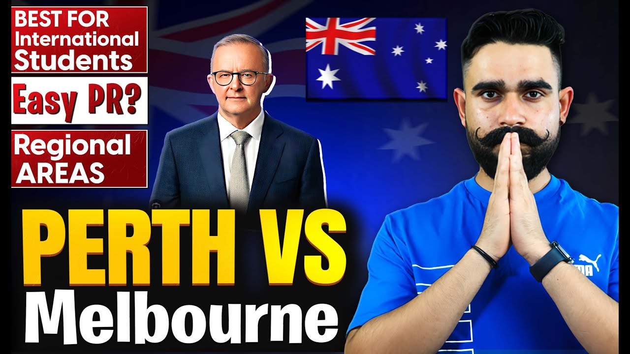 Best Cities For PR and Study  in Australia 🇦🇺 2025 | Perth vs Melbourne 🔥⚡️. Why I choose Perth
