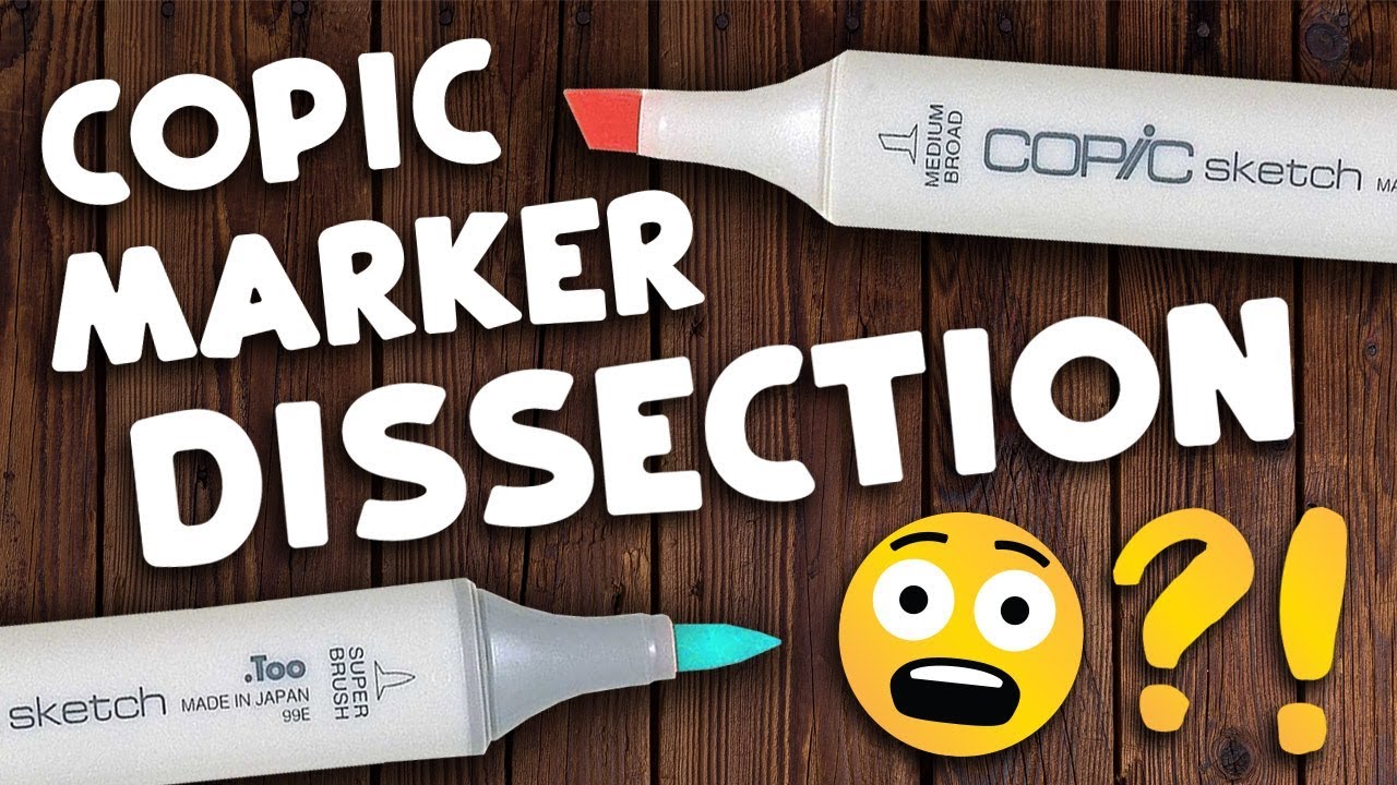 What's INSIDE a COPIC MARKER?!