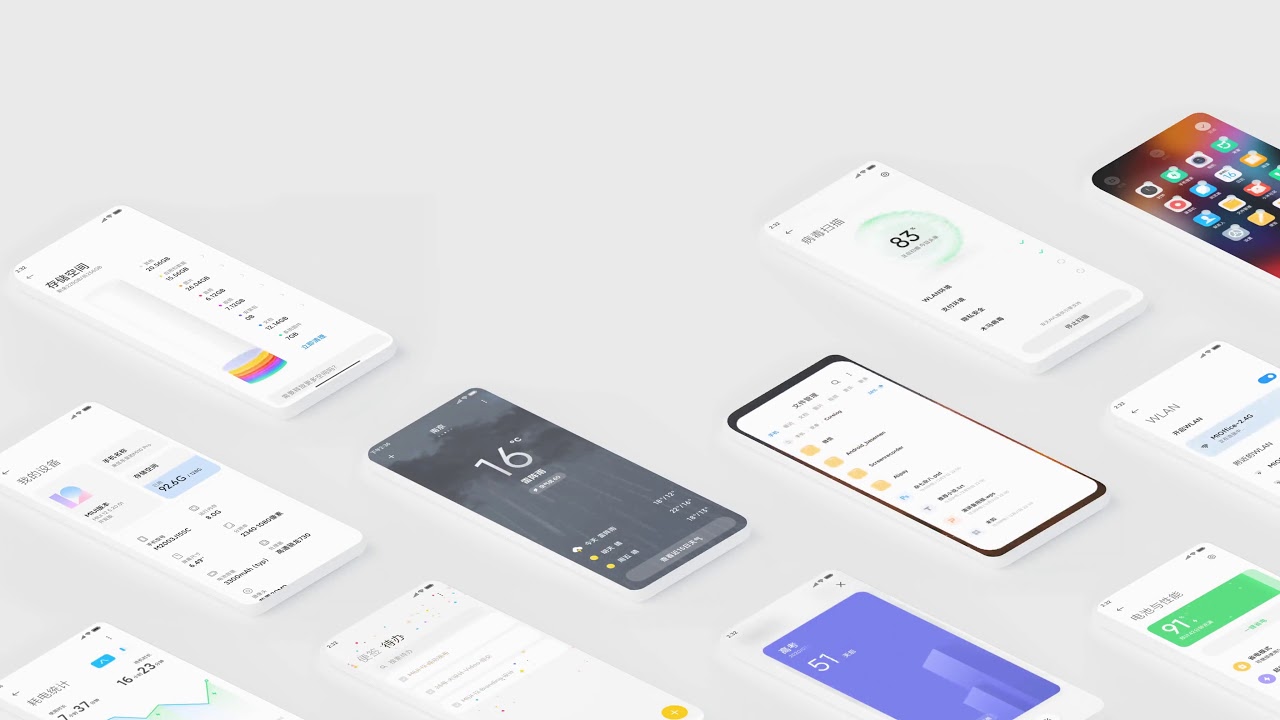 MIUI 12 - Flat look + animations