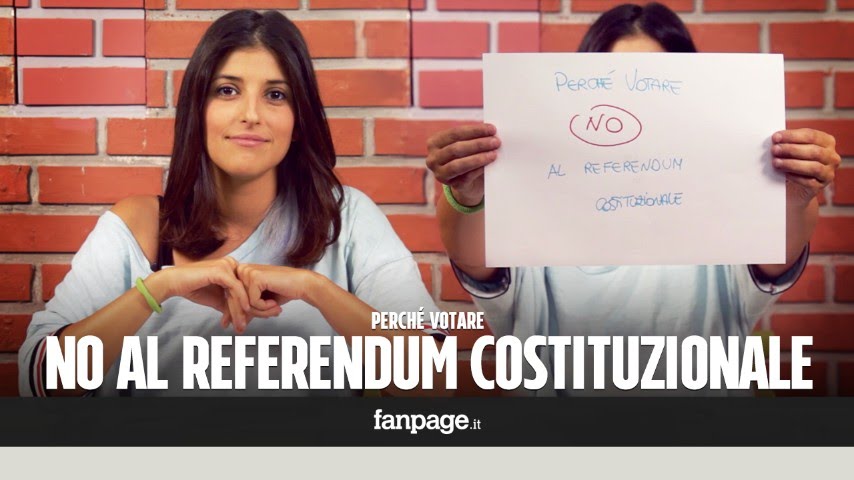 Perché votare No al referendum costituzionale, spiegato semplicemente