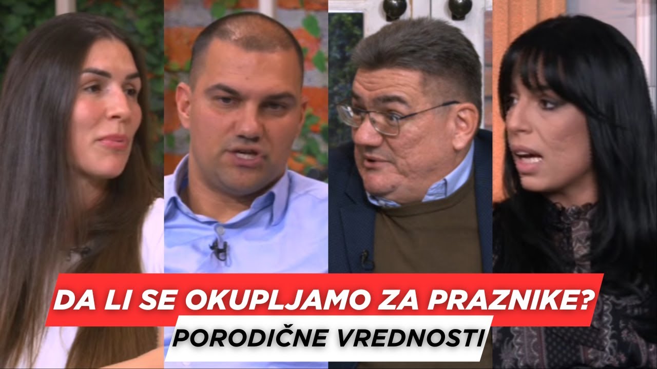 POSLE RUCKA - Da li se okupljamo za praznike - Porodicne vrednosti i nega srpske tradicije