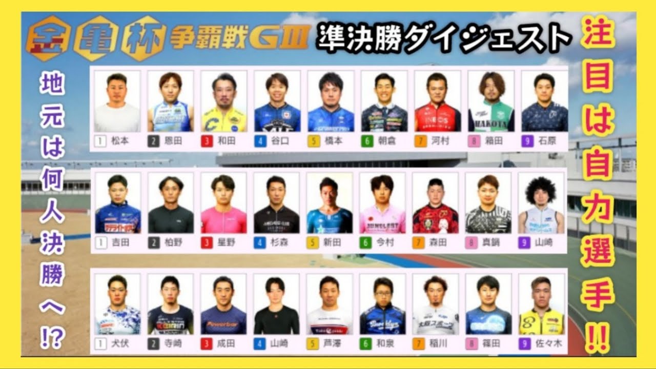 【G3松山】まさかのS級S班敗退!!