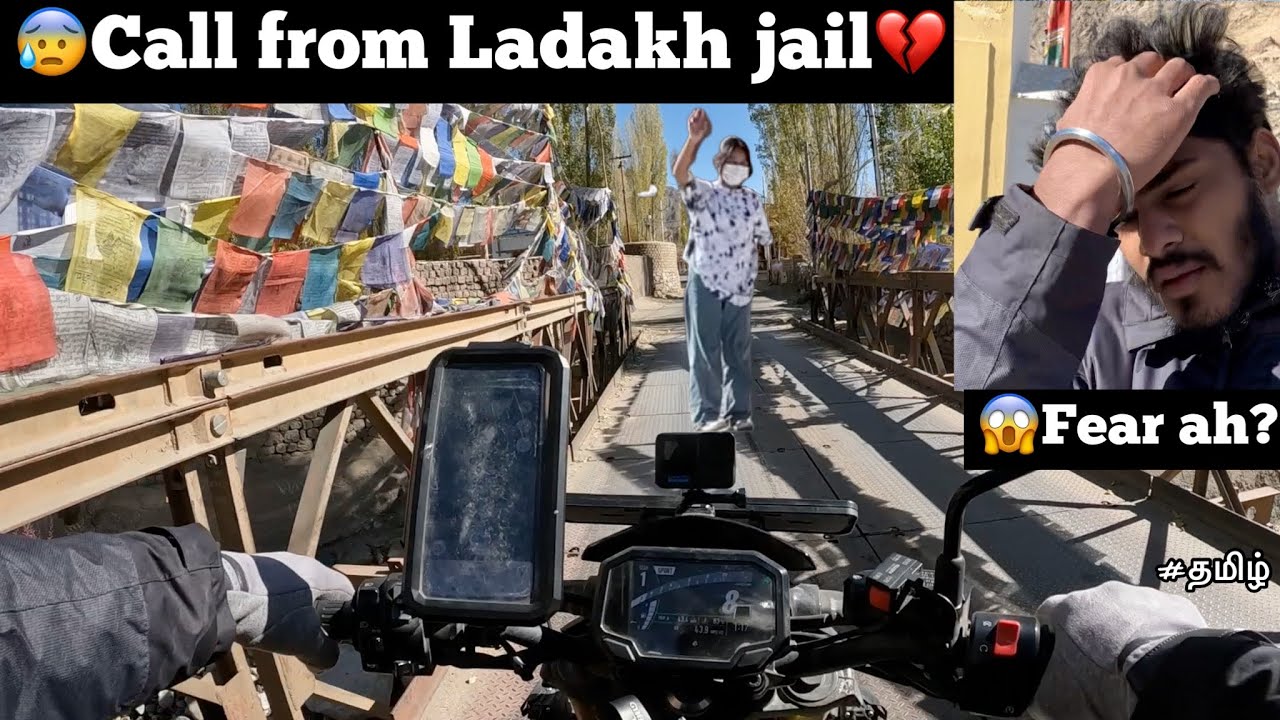 😰Call from Ladakh district jail💔| Episode - 14 | 😱Fear ah? | I saved Tn boy | Ladakh Ride |