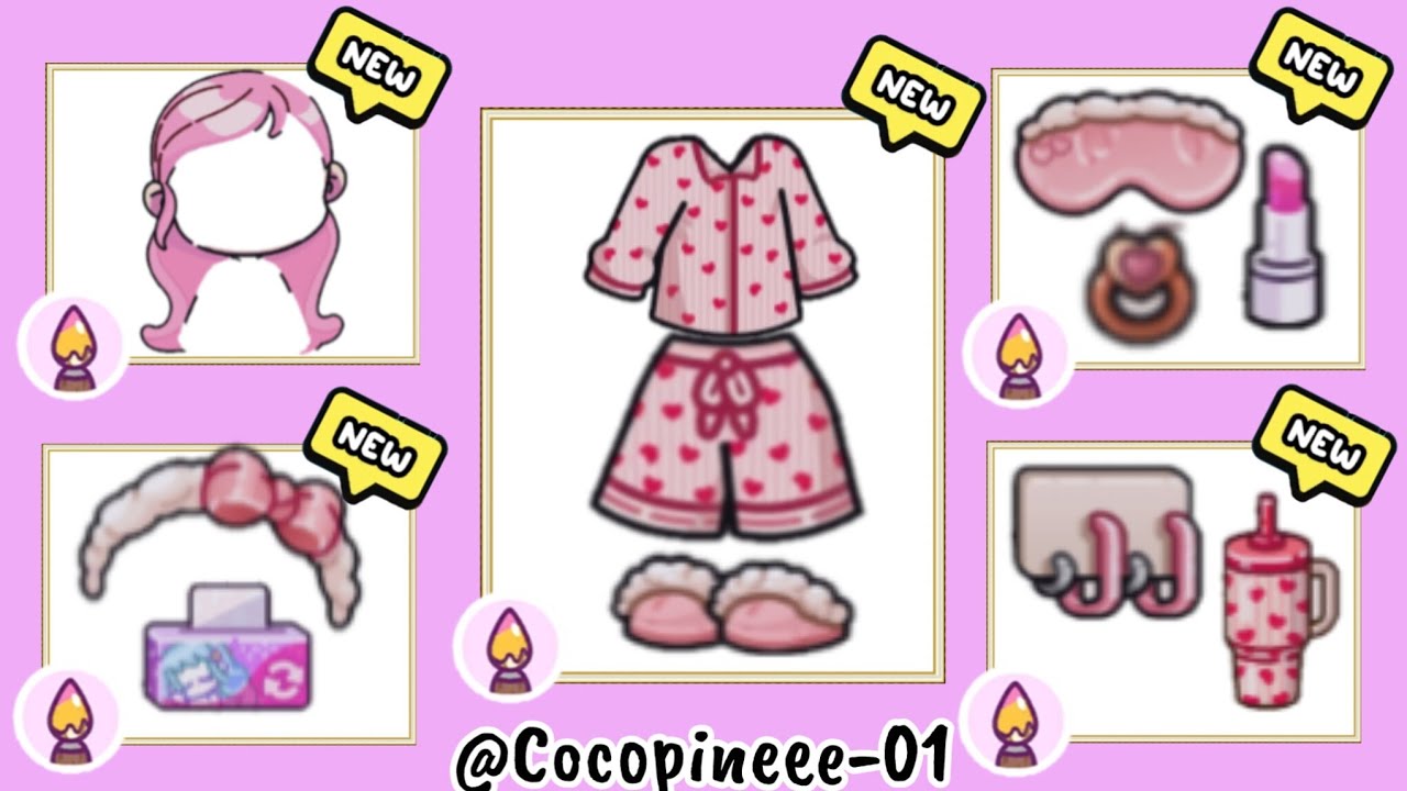 NEW 💞✨UNLOCK PAJAMA SET OUTFIT COLLECTION SUPER SECRETS IN AVATAR WORLD 🌎 PAZU #avatarworld #pazu 