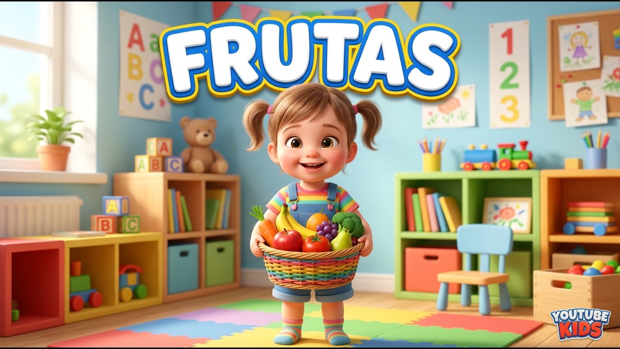 Learn Spanish (Fruits & Vegetables) for Toddlers | Calm Preschool Learning