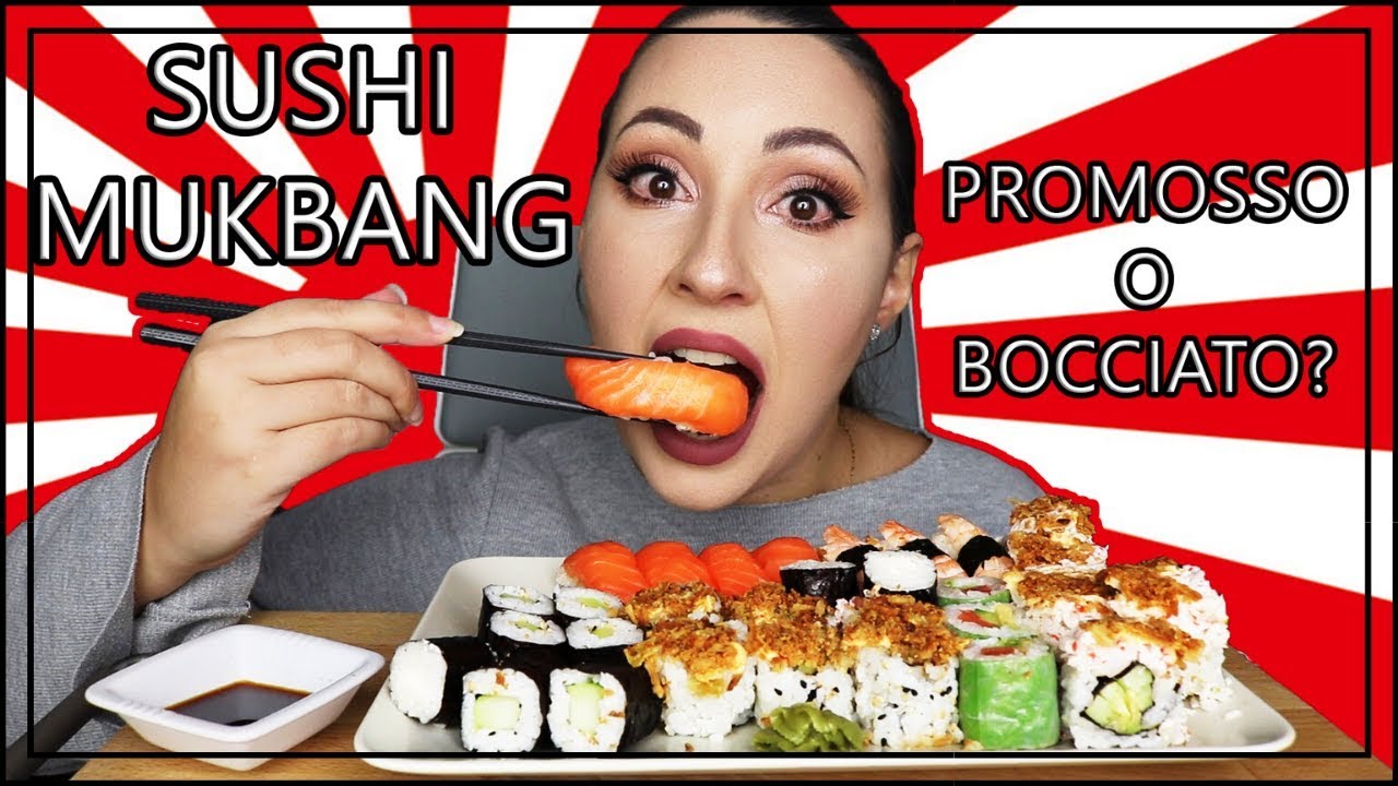 SUSHI MUKBANG EATING SHOW ITA #52 - PROVO PER LA PRIMA VOLTA IL SUSHI DEL SUPERMERCATO!