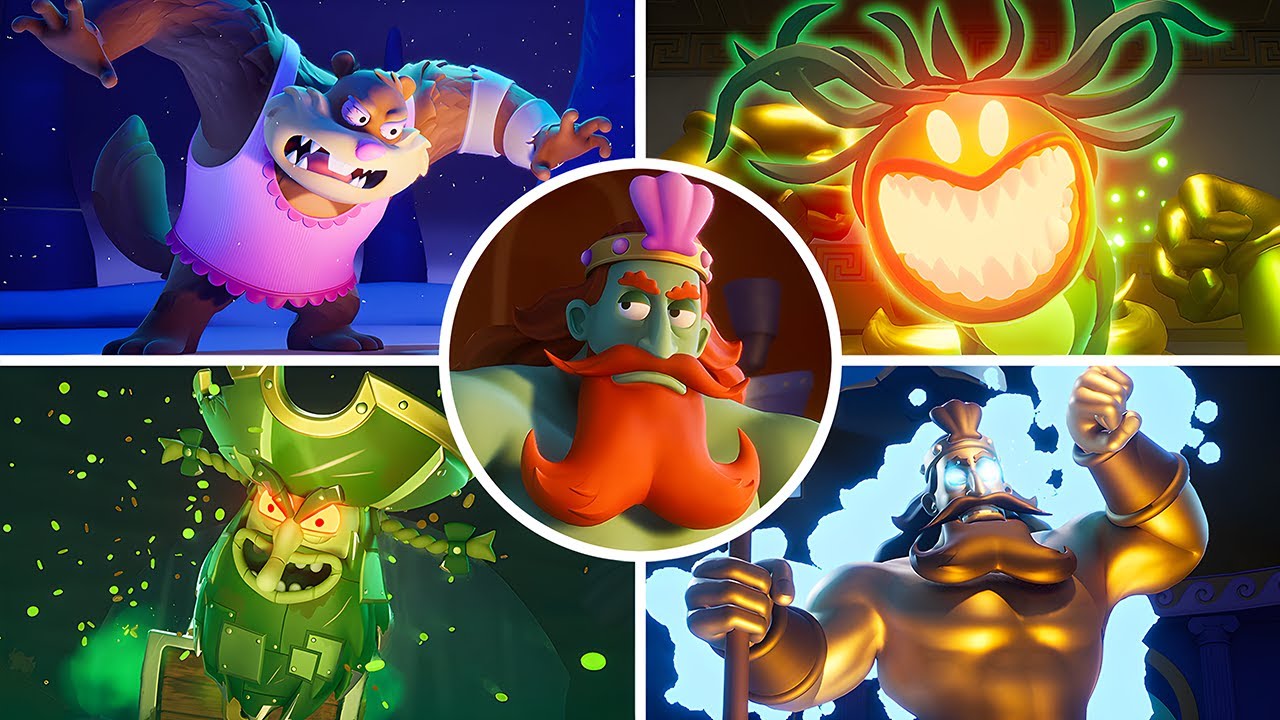 SpongeBob Titans of the Tide &mdash; все боссы с видеороликами и концовкой (2025) 4K 60 кадров в секунду