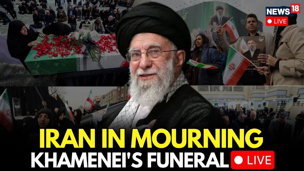 Khamenei Funeral LIVE: Iran Mourns Former Supreme Leader Ali Khamenei As Funeral Draws Massive Crowd