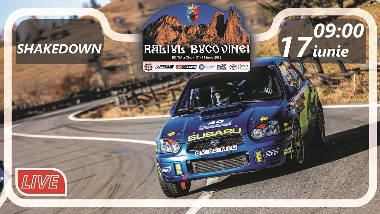 CAMPIONATUL NATIONAL DE RALIURI BETANO - RALIUL BUCOVINEI 2022 - SHAKEDOWN VATRA DORNEI