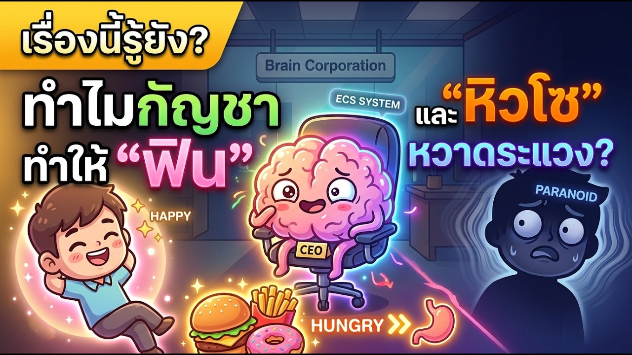 เรื่องนี้รู้ยัง? ทำไมกัญชาถึงทำให้เราฟิน? เจาะลึกกลไกสมองเมื่อโดนเทคโอเวอร์