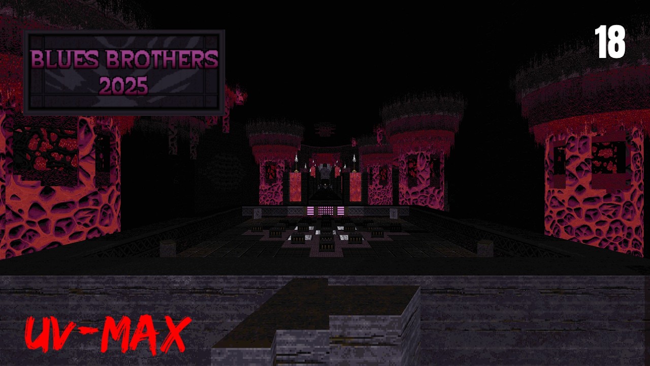 Doom II: Blues Brothers 2025 - Map 18: De Coitu UV-Max in 2:43.83