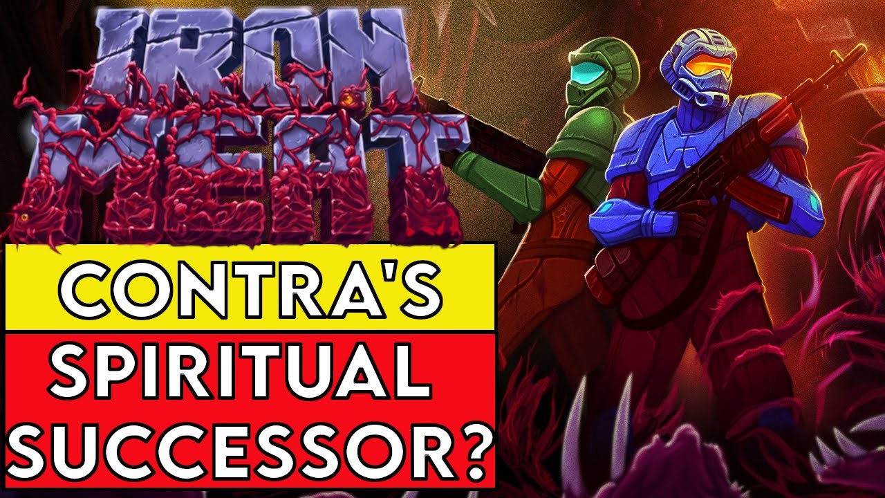 Iron Meat Full Demo Playthrough - Contra Gets Meatier Fight A Meaty & Metal Alien Invasion