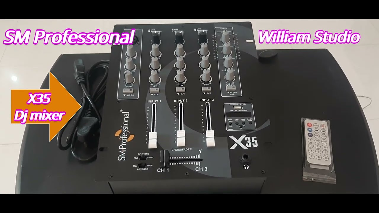 Dj Mixer X35 SMProfessional || UNBOXING AND REVIEW ||