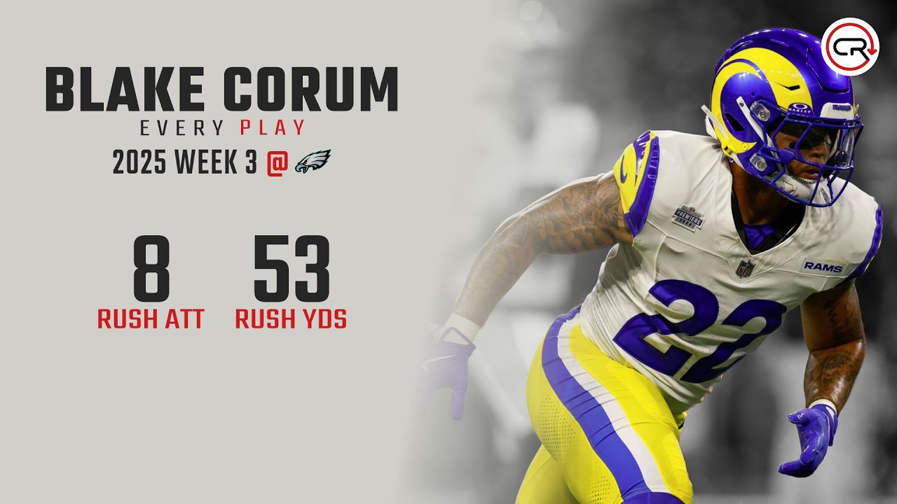 Blake Corum Week 3 Highlights | Every Run vs Eagles