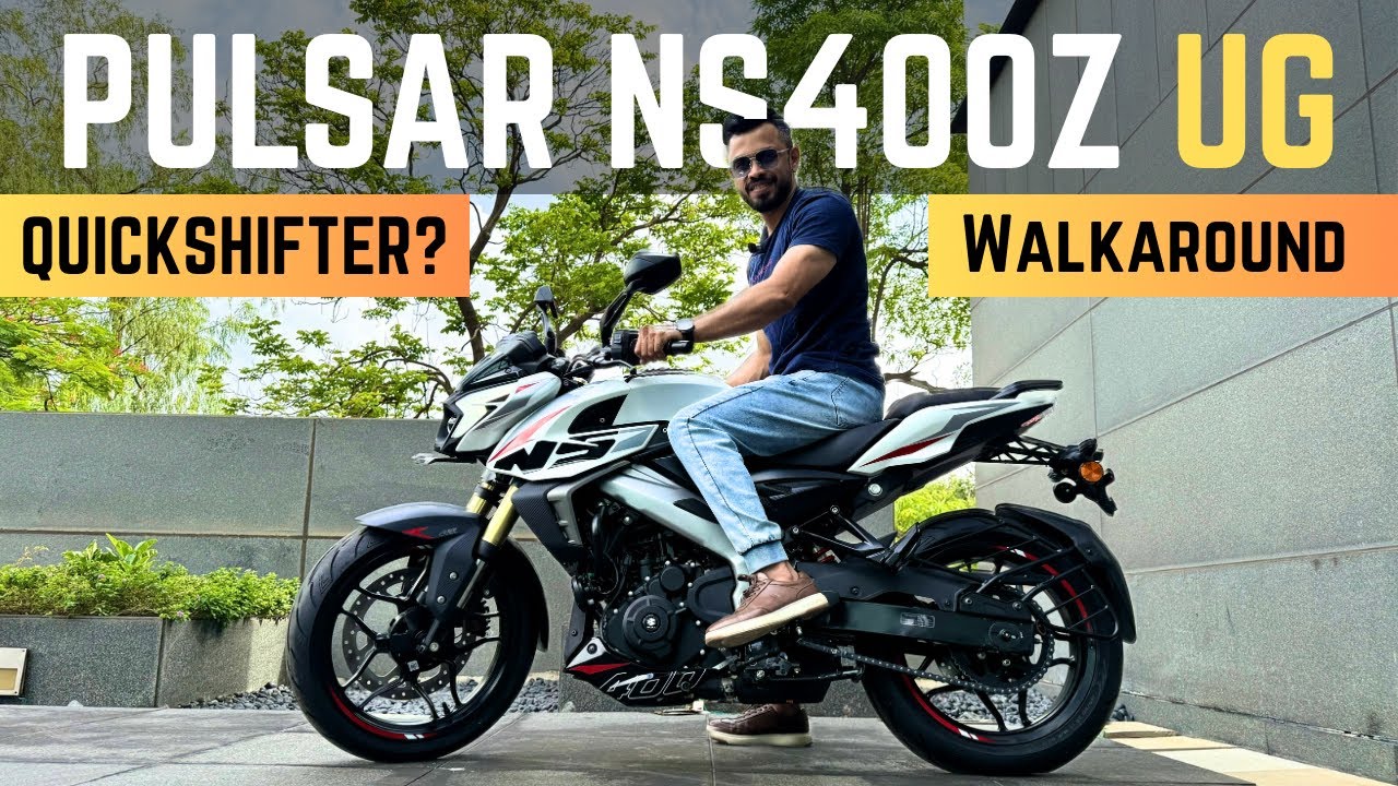 Bajaj Pulsar NS400Z UG 2025 Review | Quickshifter&43 PS? | Metallic Pearl White
