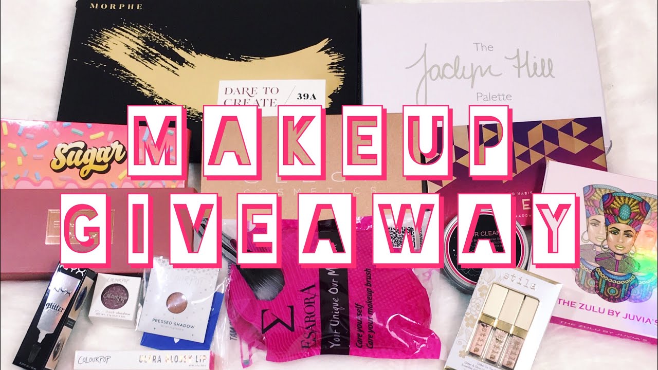 2018 MAKEUP GIVEAWAY | CLOSED!