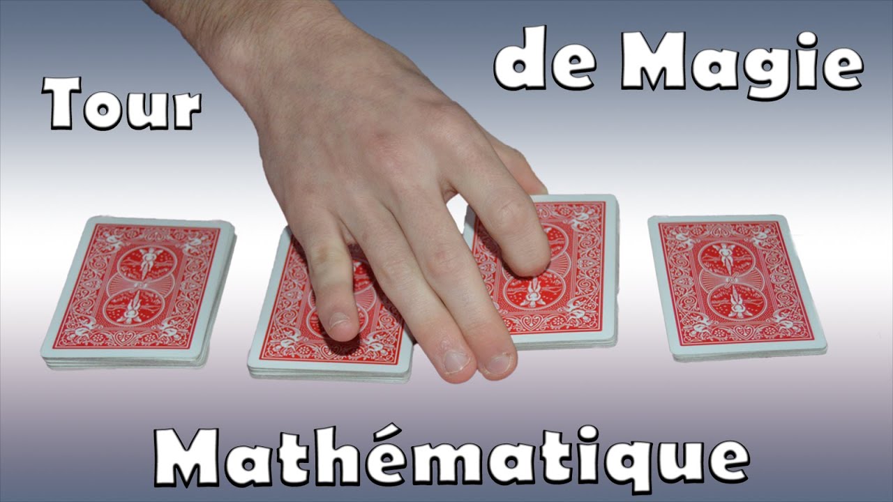Tour de Magie Mathématiques Impressionnant - Les 3 Cartes