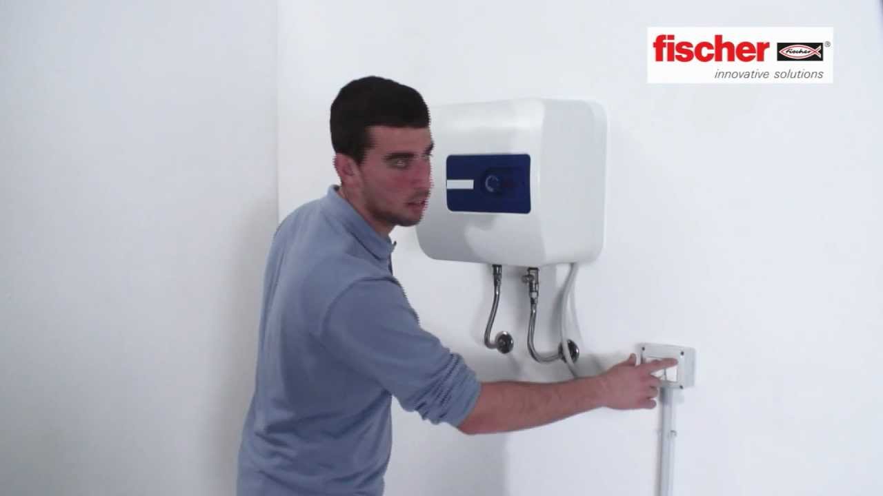 fischer Ready to Fix - Kit di fissaggio per fissare uno scaldabagno