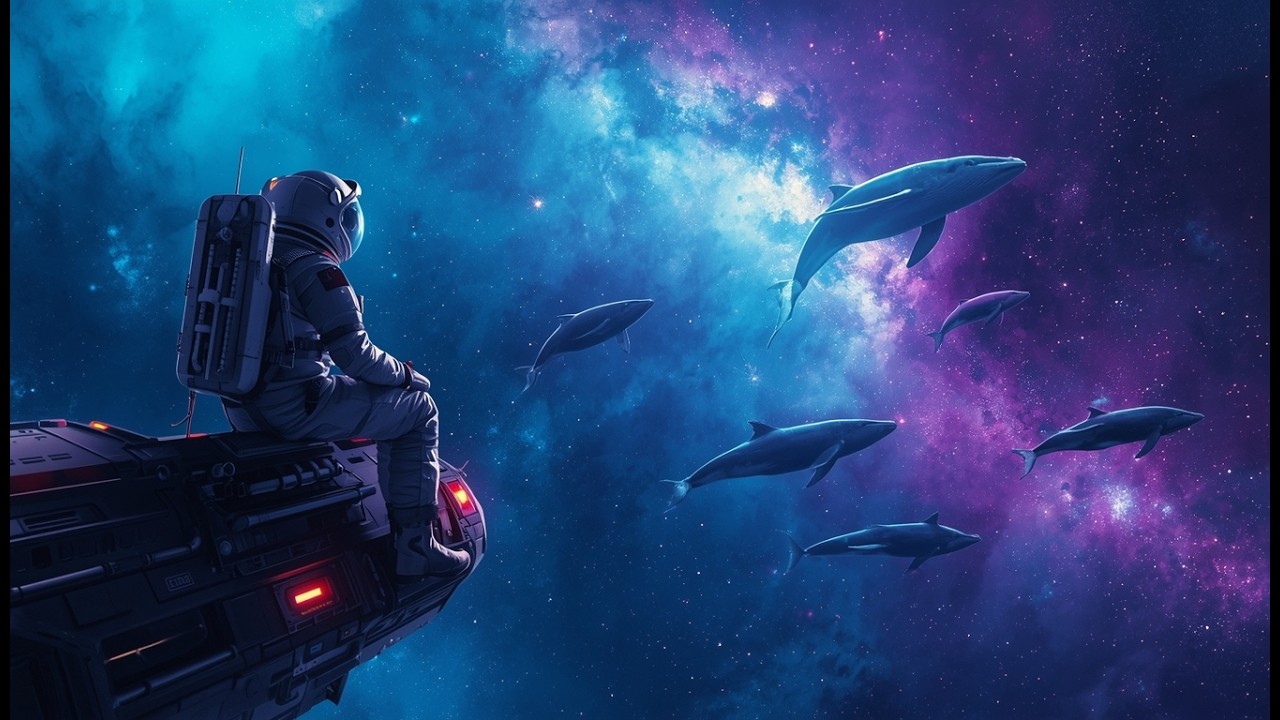 Deep Space Whales in the Void🌌 Lofi Beats with Whale Calls for Sleep & Relaxation
