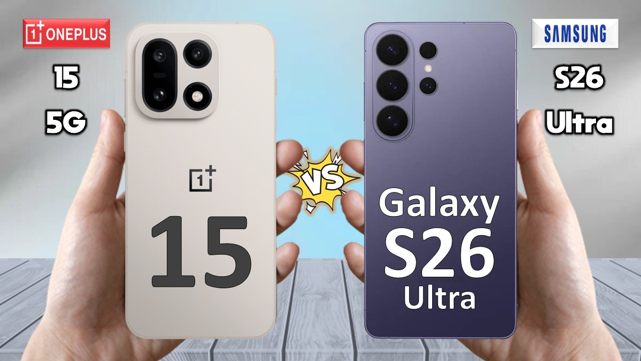 OnePlus 15 против Samsung Galaxy S26 Ultra — полное сравнение 🔥 Techvs