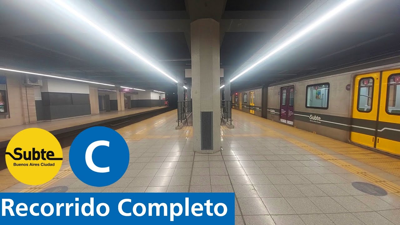 Recorrido Completo | Línea C | Subte de Buenos Aires