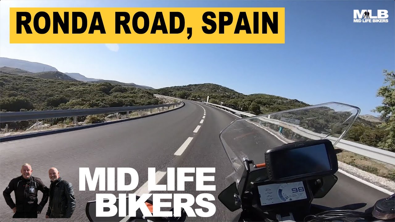 Mid Life Bikers ride the mighty Ronda Road in Spain