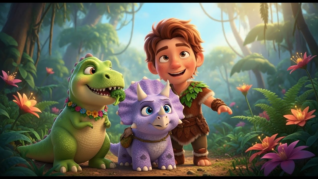 Benny’s Roar | A Vegetarian Dino Tale | 3D Animation For Kids