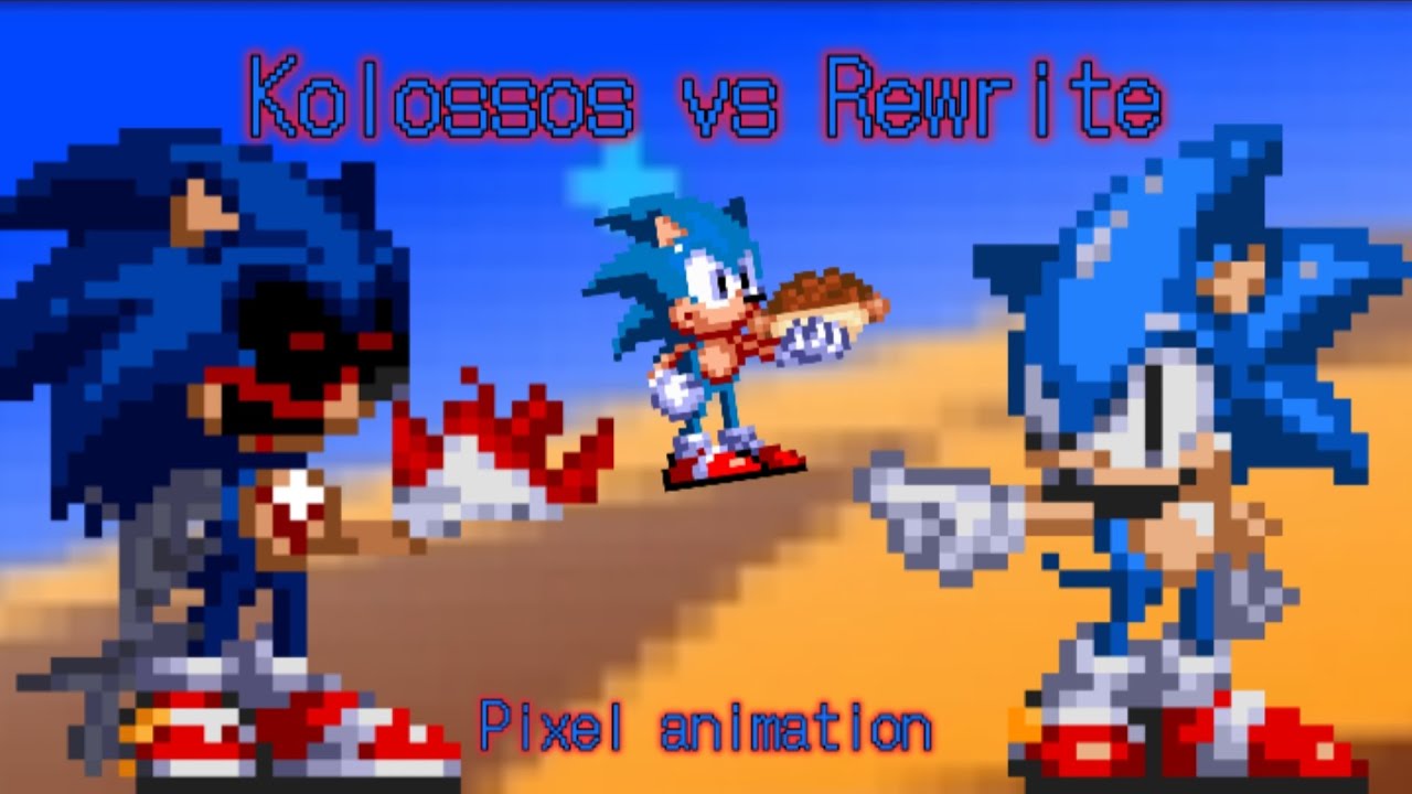 Kolossos vs Rewrite pixel animation
