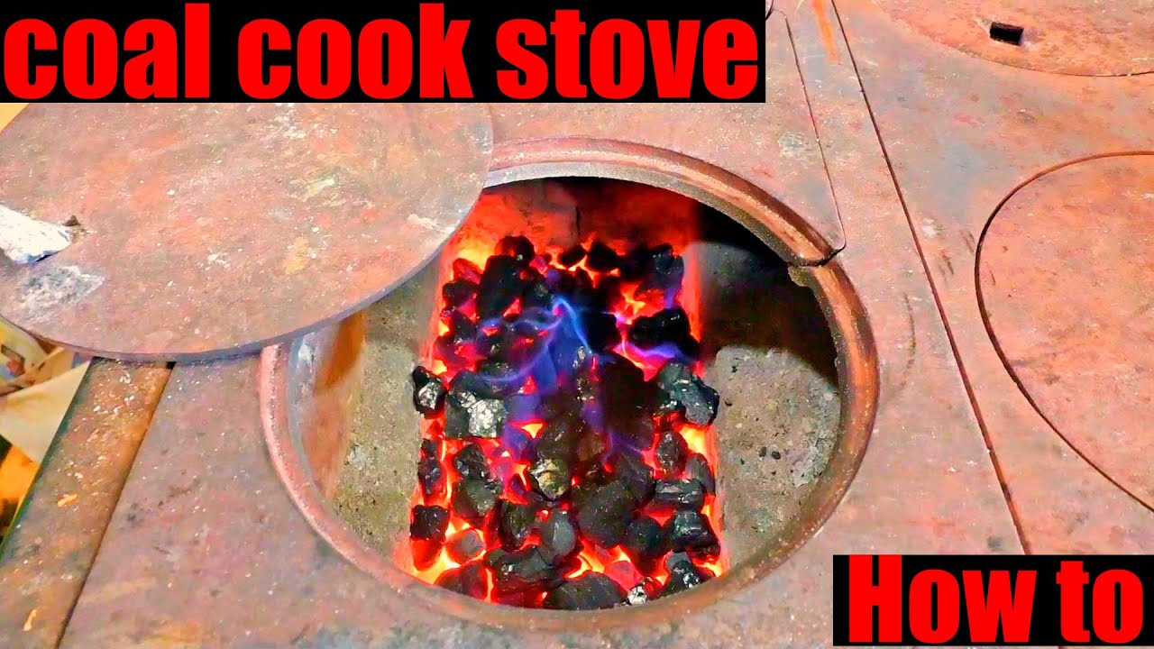 How to fire a coal cook stove