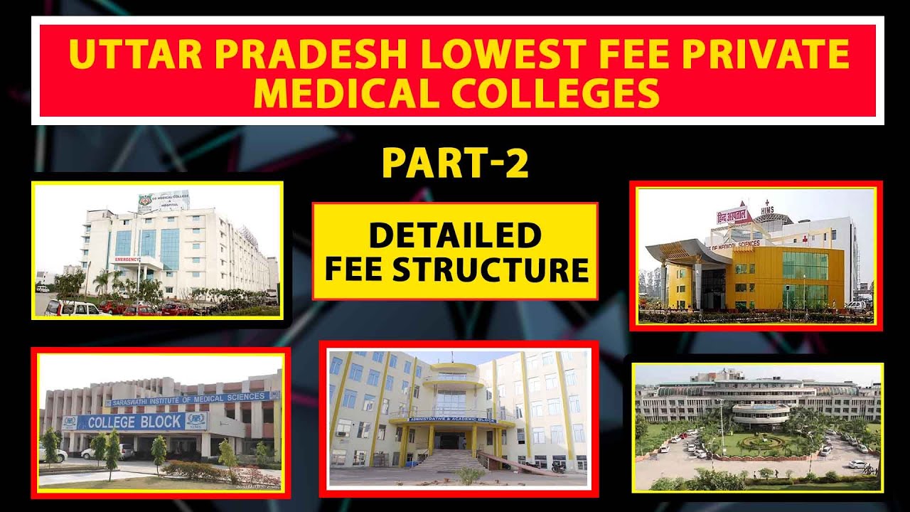 5 Lowest Fee Private Medical Colleges Of Uttar Pradesh Part-2 | Up Low budget medical Colleges