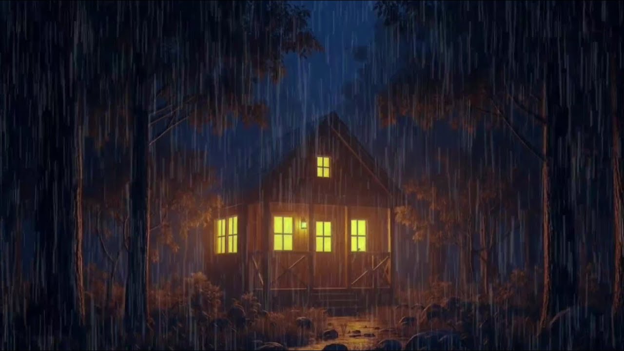 Heavy Rain Instantly Puts You to Sleep 🌧️ Brown Noise for Deep, Fast & Relaxing Sleep