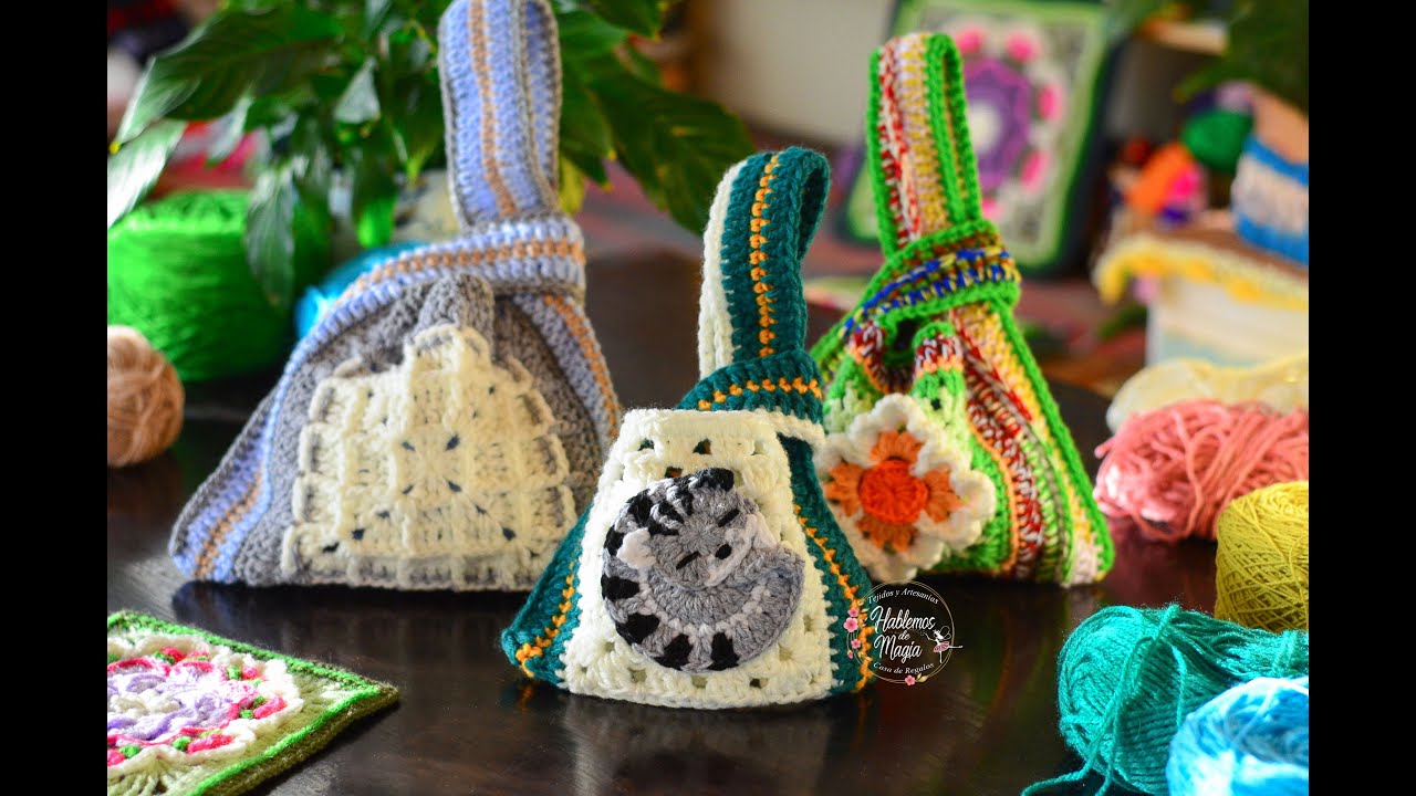 Bolsitas ojal multiuso ( Paso a paso en crochet )