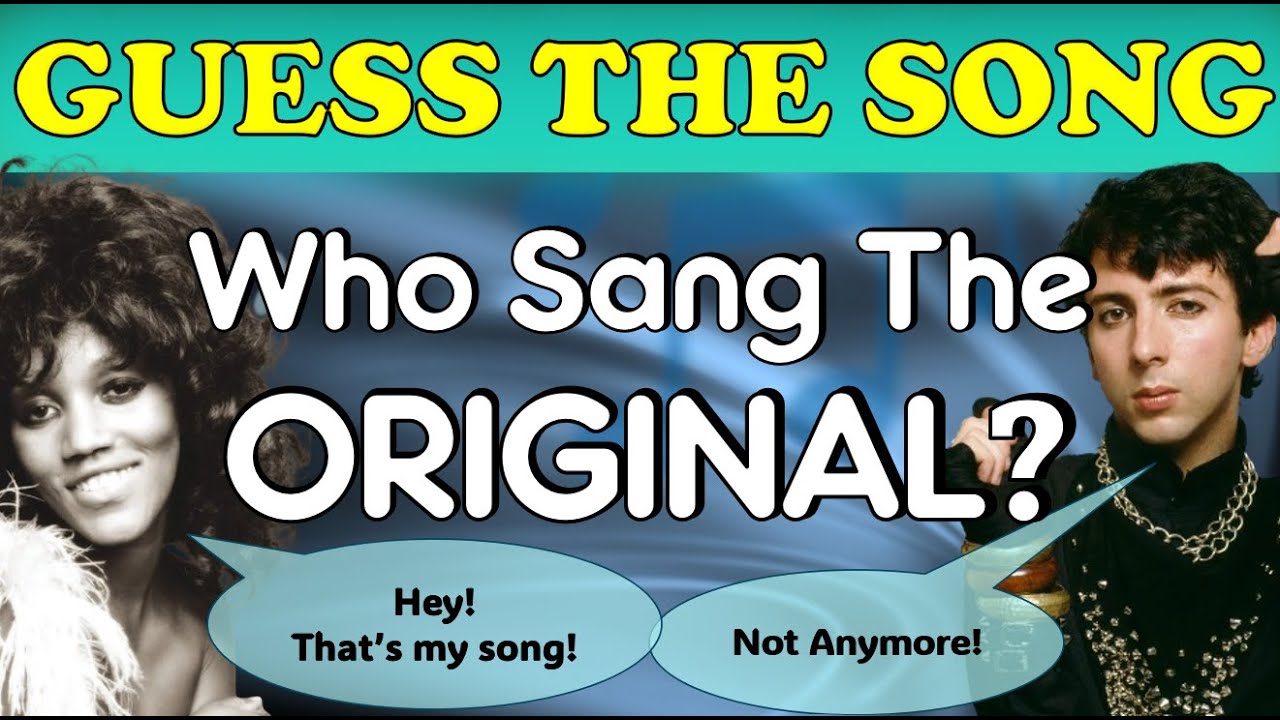 Guess The Song & Original Artist Music Quiz🎵3 Versions, 1 Song