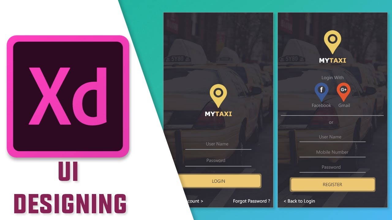 Adobe XD Tutorial - Design Login Screen
