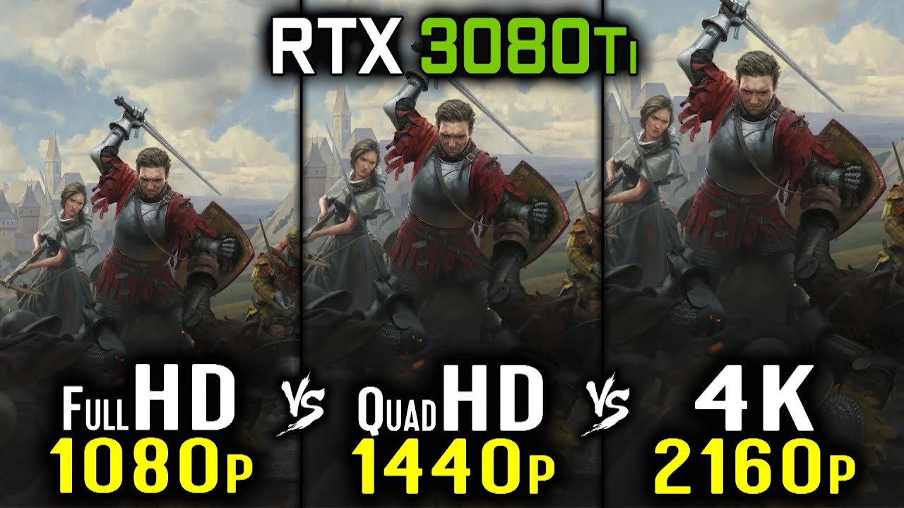 Kingdom Come: Deliverance 2 - RTX 3080 Ti - 1080p vs 1440p vs 2160p 4K Benchmark