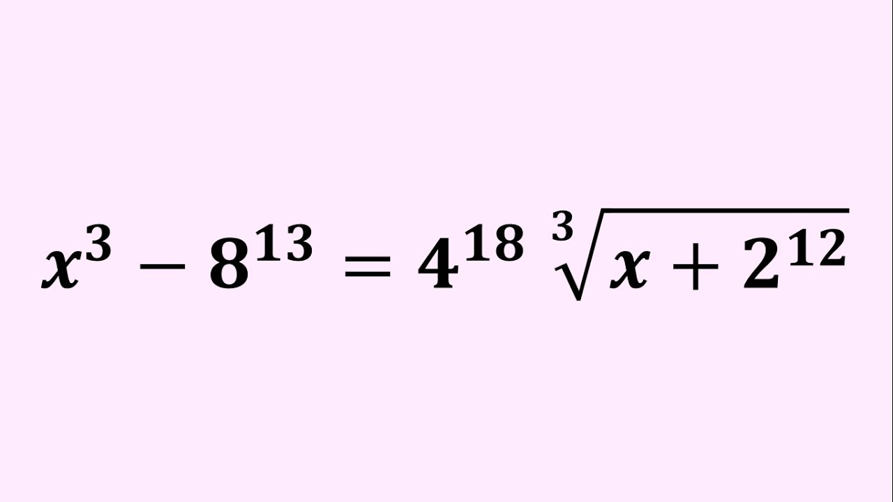 Secrets to Solving Radical Equations with EASE | Math Olympiads