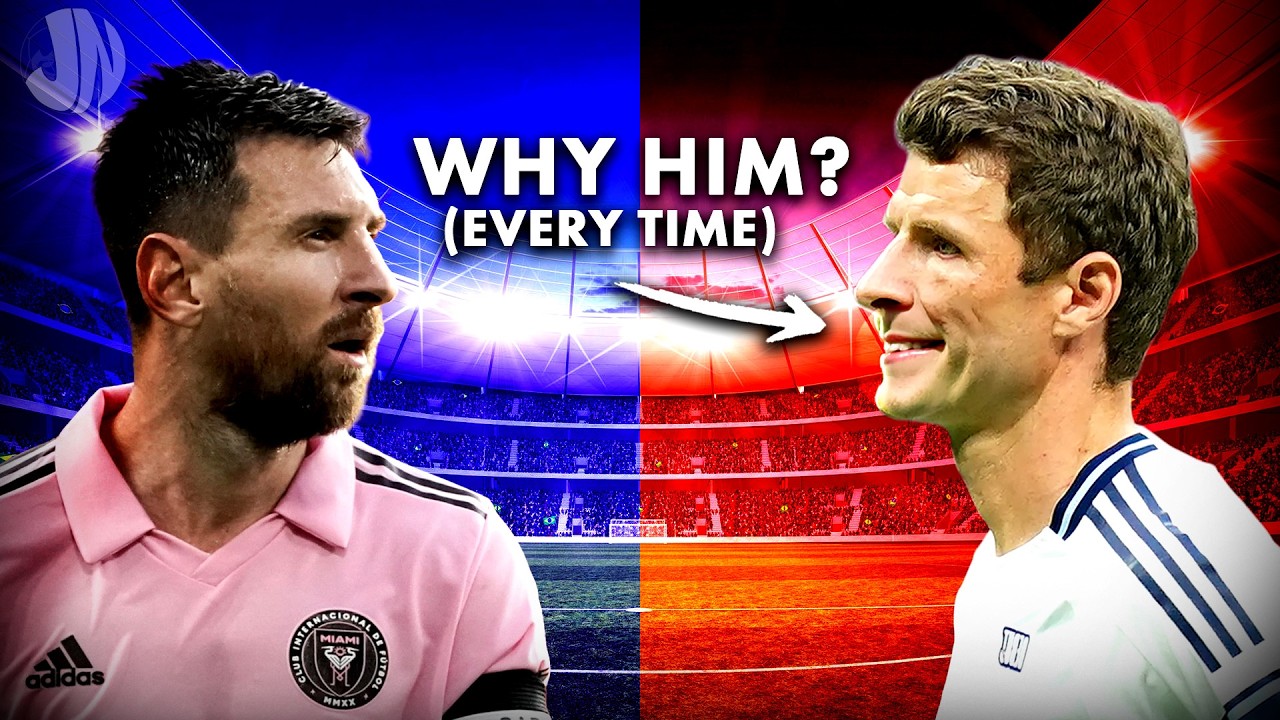 Why Messi looks like an amateur against Thomas Müller