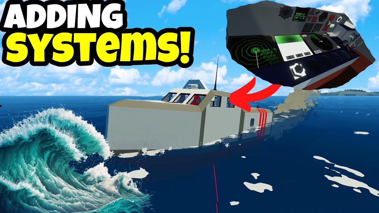 Добавление систем/экранов | Ultimate Tsunami Boat, Stormworks (#5)