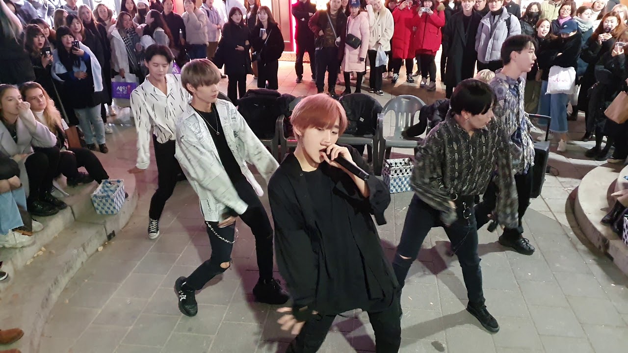 비커즈(Because-킹덤즈(Kingdoms))/ Baby Good Night(잘자요 굿나잇) - B1A4/1부-6/ 20191128 홍대버스킹