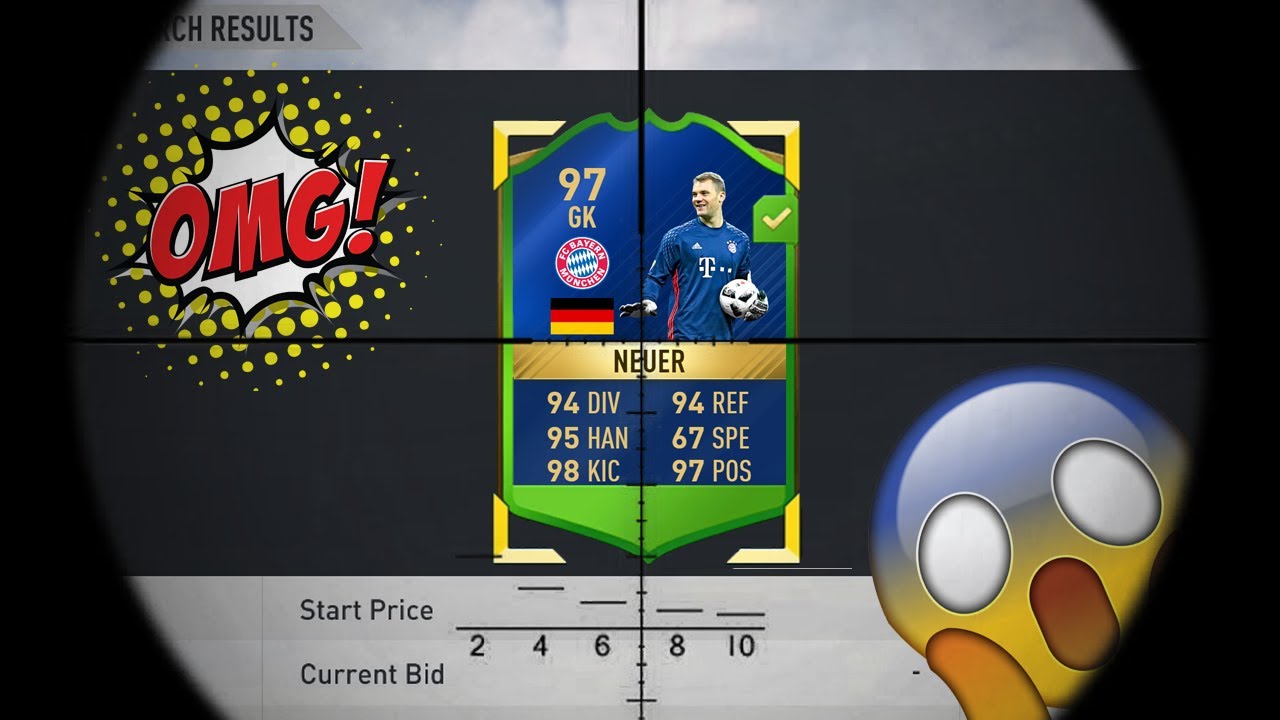 UNBELIEVABLE TOTS SNIPE 😱 THE HIGHEST RATED CARD I HAVE EVER SNIPED! FIFA 17 ULTIMATE TEAM