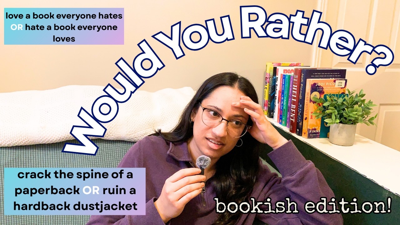 Bookish WOULD YOU RATHER!? 📚