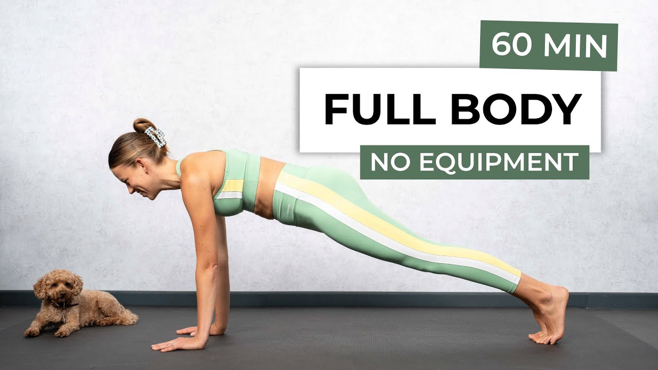 60 MIN FULL BODY PILATES WORKOUT - No Equipment
