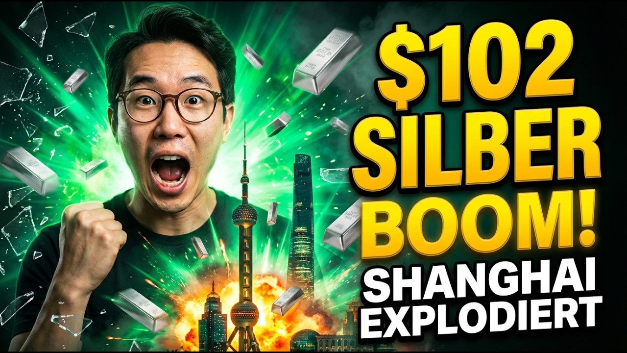 Shanghai explodiert: Silber 102 $ mit 10 $ Prämie — Westen stagniert bei 86 $